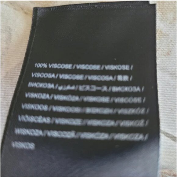 Farm Rio Anthropologie Wide Leg Leopard Paisley Pants size L - Picture 5 of 6